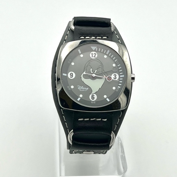 Disney Grumpy Unisex  Watch Silver, Black and Grey Working - Picture 1 of 9